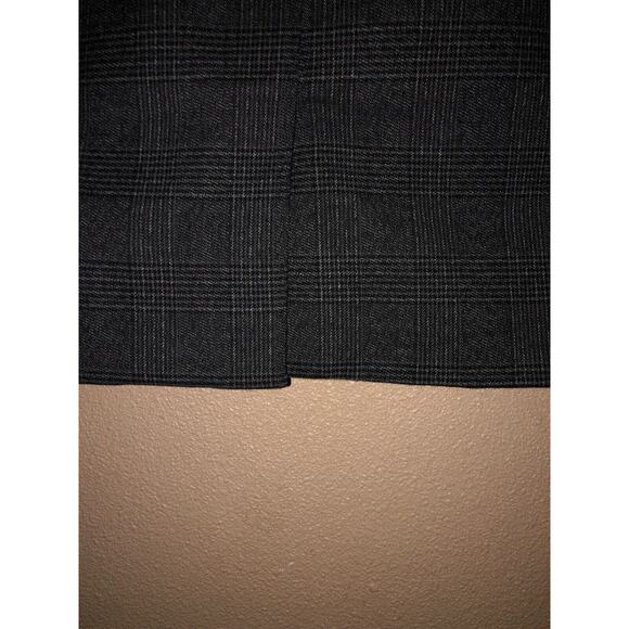 Eddie Bauer Preppy Academia Gray & Black Plaid Skirt 10 - Picture 6 of 10